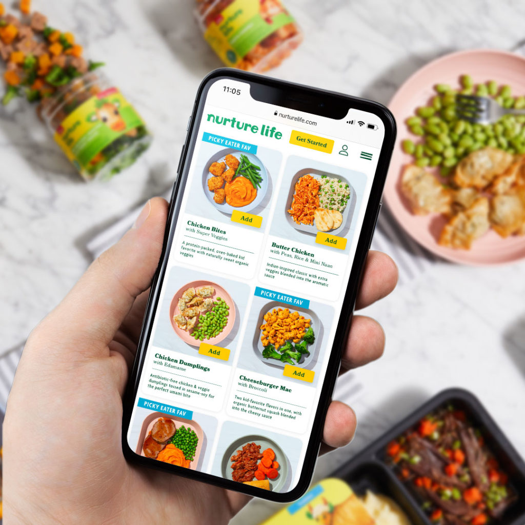 Nurture Life menu